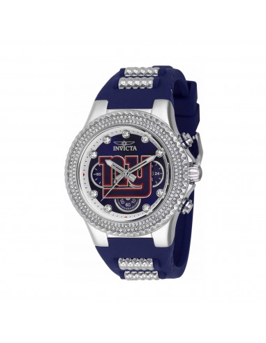 Invicta Women's Chrono Watch - NFL New York Giants Silver and Blue Strap | 42754 store