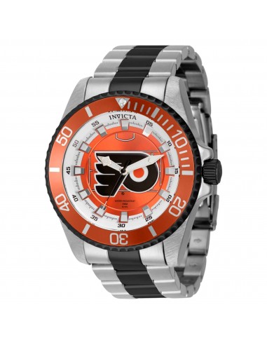 Invicta Men's Quartz Watch - NHL Philadelphia Flyers Red, Black Rotating Bezel | 42251 hantent personnes