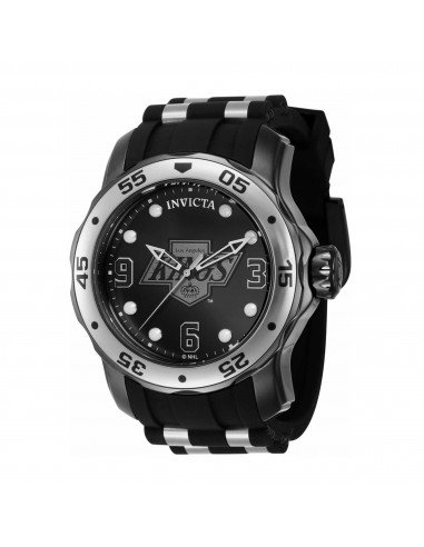 Invicta Men's Quartz Watch - NHL Los Angeles Kings Black Dial Strap | 42660 les ligaments