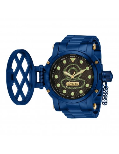 Invicta Men's Watch - Pro Diver Black Dial Blue Stainless Steel Bracelet | 37357 basket pas cher