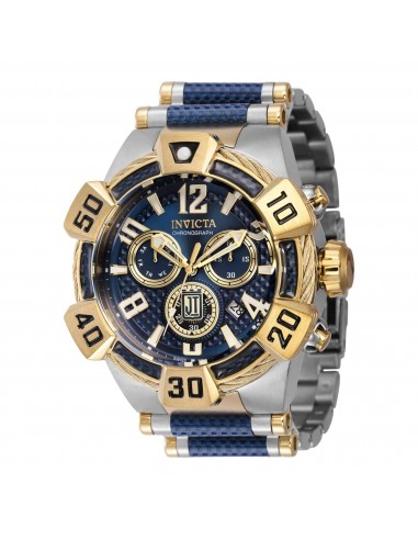 Invicta Men's Chronograph Watch - Jason Taylor Yellow Gold and Blue Bezel | 40425 en stock