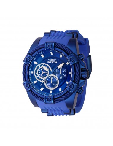 Invicta Men's Watch - Bolt Chronograph Blue Stainless Steel and Rubber Strap | 40787 Voir les baskets