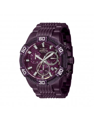 Invicta Men's Quartz Watch - Bolt Chronograph Purple Stainless Steel Bracelet | 40908 en linge