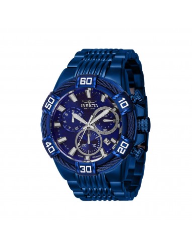 Invicta Men's Quartz Watch - Bolt Chronograph Blue Stainless Steel Bracelet | 40909 Vous souhaitez 