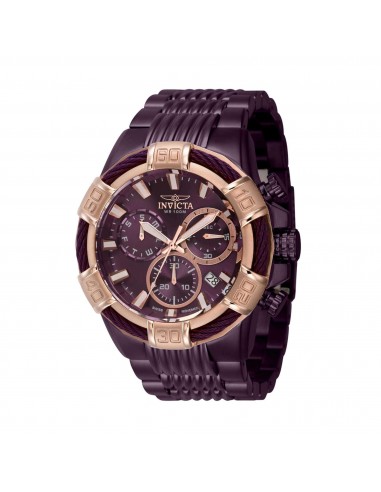 Invicta Men's Quartz Watch - Bolt Chronograph Purple Stainless Steel Bracelet | 40910 Voir les baskets