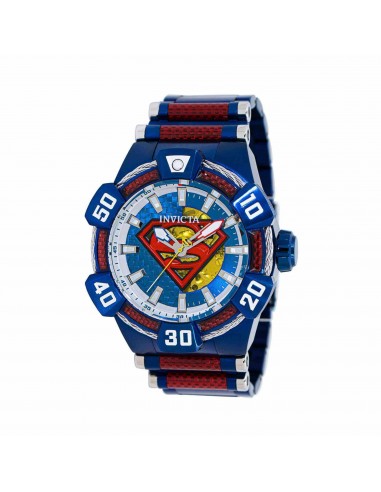 Invicta Men's Watch - DC Comics Superman Red, Silver Tone and Blue Bracelet | 41001 Par le système avancé 