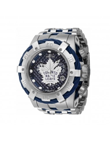 Invicta Men's Watch - NHL Toronto Maple Leafs Blue and Silver Steel Bracelet | 42017 votre