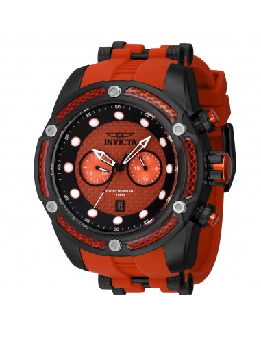 Invicta Men's Watch - Bolt Quartz Orange and Black Strap | 42283 est présent 