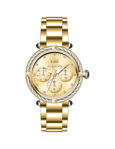 Invicta Women's Watch - Bolt Date Display Quartz Gold Tone Dial Steel Bracelet | 43884 pour bénéficier 