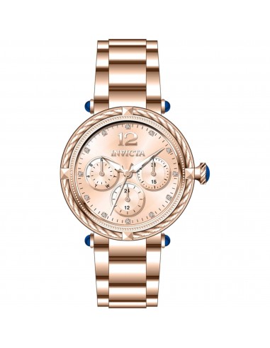 Invicta Women's Watch - Bolt Date Display Quartz Rose Gold Dial Steel Bracelet | 43885 À commander