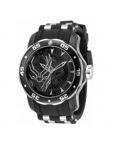 Invicta Men's Watch - Marvel Black Panther Stainless Steel and Rubber Strap | 34740 Economisez 