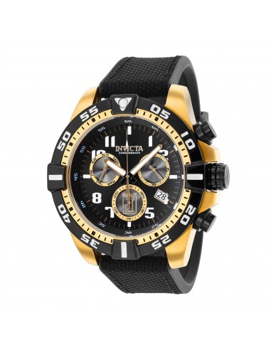 Invicta Men's Watch - Jason Taylor Swiss Quartz Chronograph Black Dial Strap | 37227 acheter en ligne