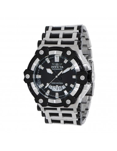 Invicta Men's Watch - Carbon Hawk Automatic Date Display Black Dial Bracelet | 37293 JUSQU'A -70%! 