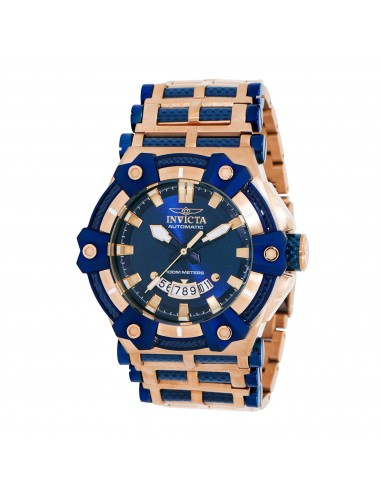 Invicta Men's Watch - Carbon Hawk Automatic Date Display Blue Dial Bracelet | 37296 Venez découvrir notre 