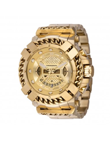 Invicta Men's Watch - Bolt Chronograph Gold Tone Dial Stainless Steel Bracelet | 37514 sur le site 