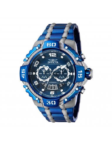 Invicta Men's Watch - Bolt Chronograph Silver and Blue Dial Steel Bracelet | 37653 prix pour 