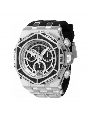 Invicta Men's Watch - Carbon Hawk Swiss Quartz Chrono Silver and Black Dial | 38889 livraison gratuite