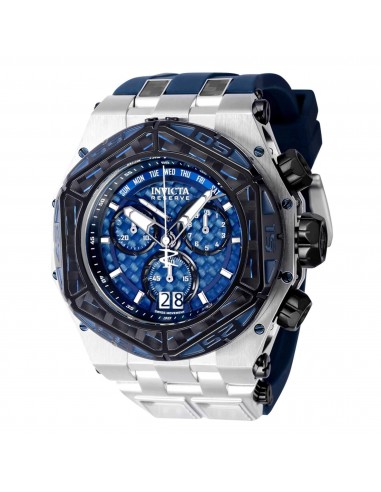 Invicta Men's Watch - Carbon Hawk Swiss Quartz Chrono Silver and Blue Strap | 38899 Par le système avancé 