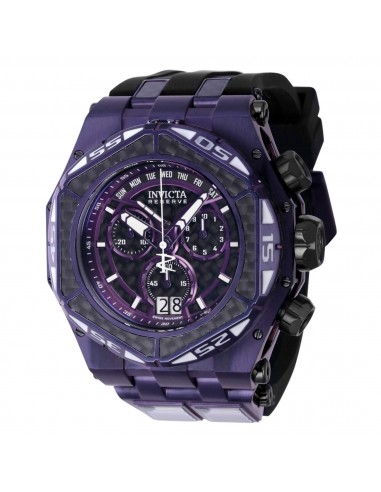 Invicta Men's Watch - Carbon Hawk Swiss Quartz Chrono Purple and Black Dial | 38901 store