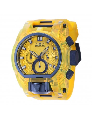 Invicta Men's Watch - Bolt Zeus Magnum Chronograph Yellow and Blue Dial Strap | 39472 hantent personnes