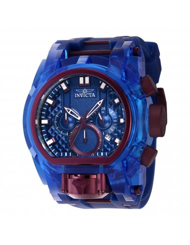 Invicta Men's Watch - Bolt Zeus Magnum Chronograph Burgundy and Blue Dial | 39474 2024