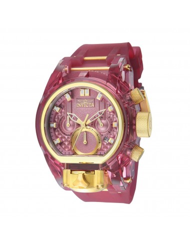 Invicta Women's Chronograph Watch - Anatomic Pink and Gold Tone Dial Strap | 40297 la colonne vertébrale