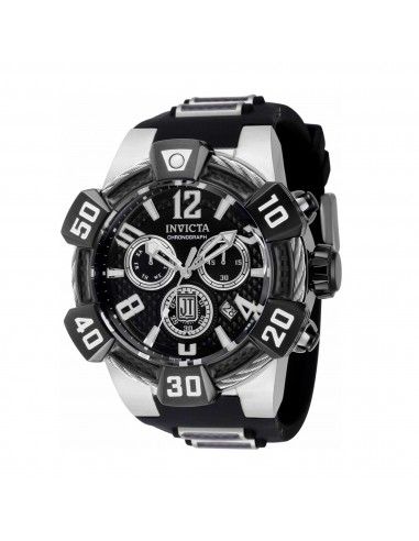 Invicta Men's Chronograph Watch - Jason Taylor Quartz Black Dial Rubber Strap | 40441 pas cheres