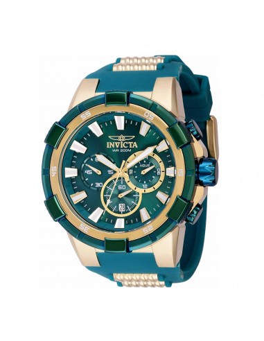 Invicta Men's Chronograph Watch - Aviator Quartz Steel and Silicone Strap | 40659 de France