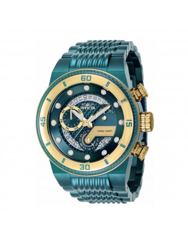 Invicta Men's Chronograph Watch - S1 Rally Green Stainless Steel Bracelet | 40766 2023