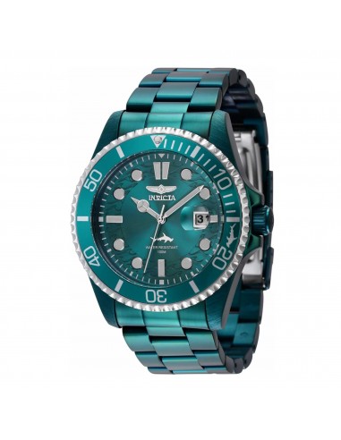 Invicta Men's Quartz Watch - Pro Diver Green Dial Stainless Steel Bracelet | 40944 de technologie