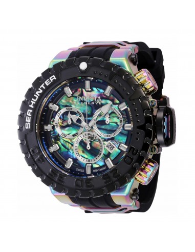 Invicta Men's Chrono Watch - Sea Hunter Iridescent Steel and Black Strap | 41015 Le MVP de beaucoup