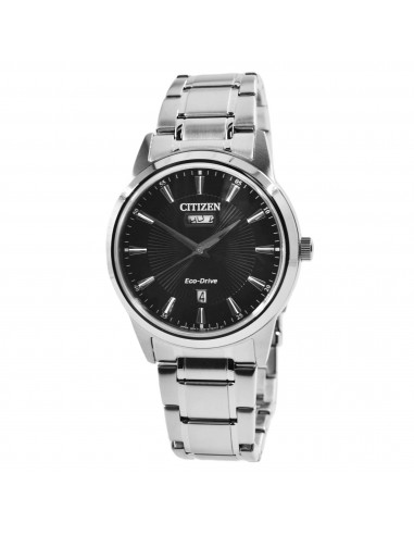 Citizen Men's Watch - Eco-Drive Black Dial Stainless Steel Bracelet | AW0100-86E s'inspire de l'anatomie humaine