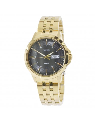 Citizen Men's Watch - Japanese Quartz Day-Date Yellow Gold Bracelet | BF2013-56E commande en ligne