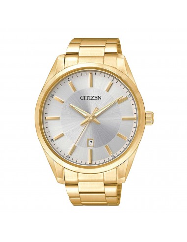 Citizen Men's Watch - Japanese Quartz Silver Dial Yellow Gold Bracelet | BI1032-58A s'inspire de l'anatomie humaine