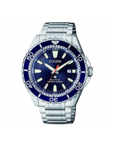 Citizen Men's Watch - Promaster Eco-Drive Blue Dial Silver Steel Bracelet | BN0191-80L france