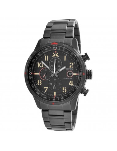 Citizen Men's Watch - Chronograph Power Reserve Grey Steel Bracelet | CA0797-84E du meilleur 