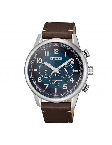 Citizen Men's Watch - Chronograph Power Reserve Blue Dial Brown Strap | CA4420-13L sélection de produits