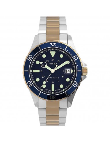 Timex Men's Watch - Navi XL Automatic Power Reserve Blue Dial Bracelet | TW2U83500VQ les muscles