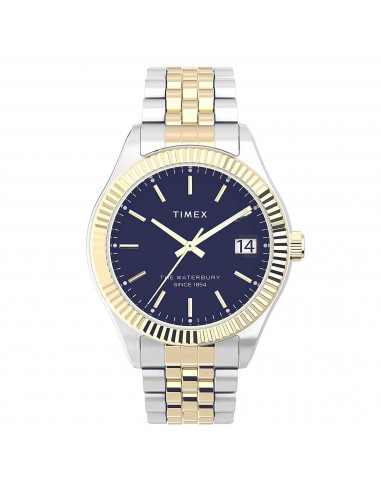 Timex Women's Quartz Watch - Waterbury Legacy Blue Dial Steel Bracelet | TW2V31600VQ Paris Déstockage Promo