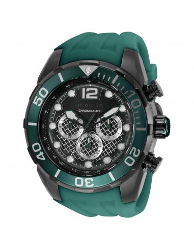 Invicta Men's Chronograph Watch - Pro Diver Dark Green and Black Dial Strap | 35551 est présent 