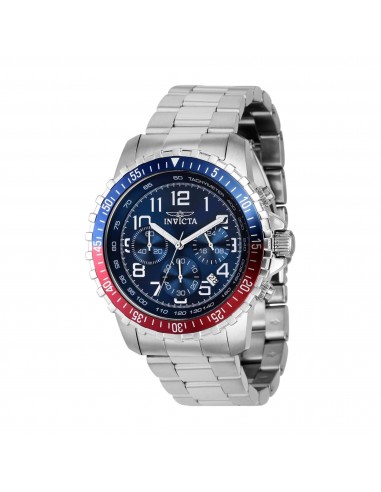 Invicta Men's Watch - Specialty Chronograph Blue Dial Stainless Steel Bracelet | 39123 livraison et retour toujours gratuits