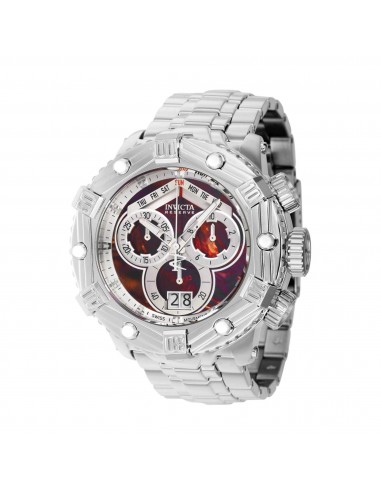 Invicta Men's Watch - Huracan Chronograph Silver and Red Dial Steel Bracelet | 39764 acheter