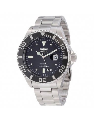 Invicta 12817 Men's Pro Diver Black Dial Steel Bracelet Diamond Accented Dive Watch du meilleur 