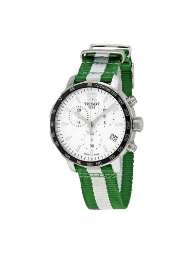 Tissot Men's Chrono Watch - Quickster NBA Boston Celtics Silver Dial | T0954171703717 store