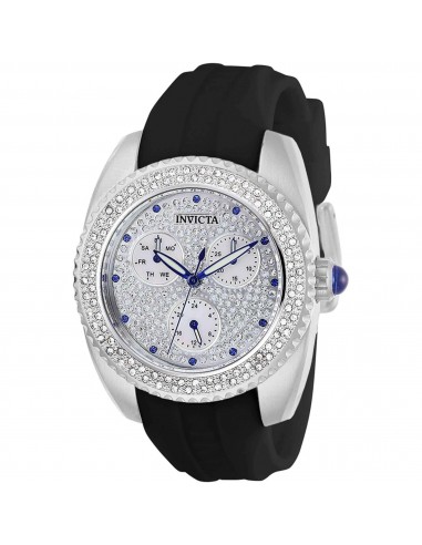 Invicta Women's Watch - Angel Date-Day Silver and MOP Dial Silicone Strap | 28483 plus qu'un jeu 