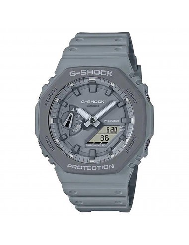 Casio Men's Watch - 2100 World Timer Grey Analog Digital Dial Strap | GA2110ET-8A votre restaurant rapide dans 