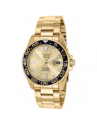 Invicta Women's Quartz Watch - Pro Diver Rotating Bezel Yellow Gold Bracelet | 36544 en ligne des produits 