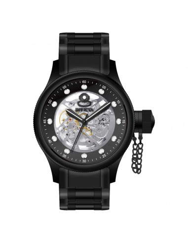 Invicta Men's Automatic Watch - Pro Diver Black and Skeleton Dial Strap | 39920 rembourrage situé sous