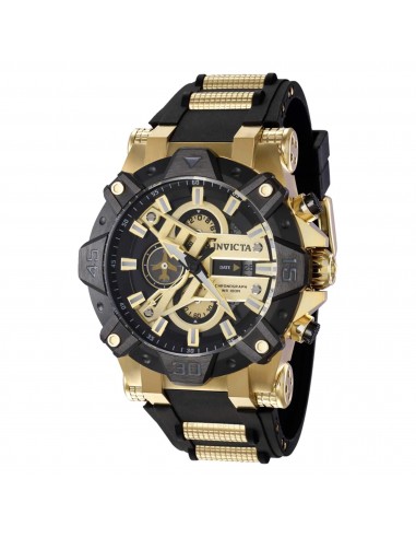 Invicta Men's Chronograph Watch - Aviator Gold Tone and Black Dial Strap | 40183 Amélioration de cerveau avec