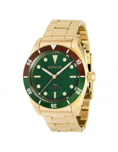 Invicta Men's Automatic Watch - Pro Diver Brown, Green Bezel Bracelet | 40489 en ligne des produits 